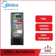 Midea Showcase Chiller (186L)  MDRZ262FGG30
