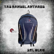 Men's Backpack 25 liter Free Raincover Men's School Bag // ANTARES BLUE BACKPACK