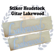 Lakewood Guitar Headstock Sticker