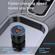 160W 3 Ports Super Fast Charging Car Charger CCH160 Pro