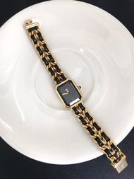 Chanel Premiere Watch 黑金手錶 M size