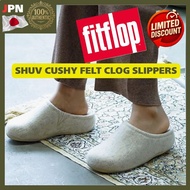 FitFlop Women's SHUV CUSHY FELT CLOG SLIPPERS - Ergonomic, Cushioned, and Impact-Resistant Footwear