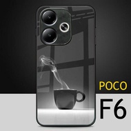 Softcase Glass Glitter For Xiaomi poco F6 - Casing hp poco F6 - Protective Case hp poco F6 - K35