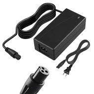 42V Charger 3-Prong Inline Connector for 36V Pocket Mod/Dirt Quad/Sports Mod Electric Scooter Lithiu