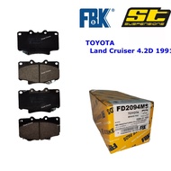 FBK Land Cruiser HDZ80, FJ80 Front Disc Brake Pad TOYOTA FD2094MS