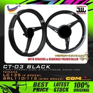 RIM COMSTAR SPORT RIMS CT-03 1.60X17(DISC,F) 2.15X17(DRUM,R) FOR YAMAHA LC135 4S,LAGENDA SRL110,115,