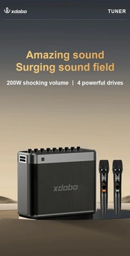 XDOBO Tuner 200W Big Power Powerful Portable Bluetooth Speaker