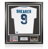 Others - 舒利亞親筆簽名英格蘭國家隊 1996 主場版波衫 球衣