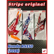 Stripe Sticker Cover Set Honda RS 150 RS150 RS150R V1 100% HONDA Original