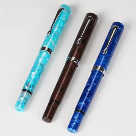 New-FPR Imported Jaipur V2 Fountain Pen Hard Rubber Super Elastic Tip Writing and Practicing Ink Pen