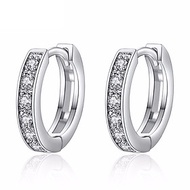 Hoa Tai Nữ Bạc Hiểu Minh HT181 bạc ý