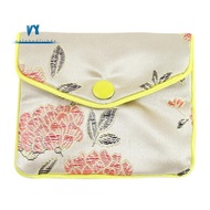Jewelry Storage Bags Silk Chinese Tradition Pouch Purse Gifts Jewels Organizer (Random Color)