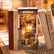 [English version]DIY wooden assembled Book nook model Robotime Rolife Sakura Wine Alley TGB11 Creati