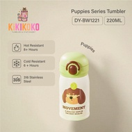 KIKIKOKO Puppies Series 316 Stainless Steel Tumbler Cold & Hot 220ml Lids Vacuum Insulated With Hand