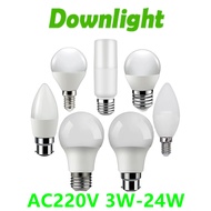 LED energy saving bulb AC220V 3w-24w E14 E27 B22 3000K 4000K 6000K Lamp With Ce Rohs For Home Office