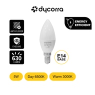 Dycorra LED Candle E14 5W Day Warm 220V Bright Energy Saving Frosted Screw In Lamp