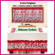 ◭  ◸  ✉ School black board  and valancer  Window Curtain,.,.parpala design,.,.