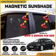 For BMW 5 Series F10 520 OEM Magnetic Sunshade UV Proof Magnet Sunshade Clip Sun Shield Perlindung M