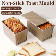 450g Non Stick Loaf Pan Toast box Loaf Tin Bread Pan Bread Loaf Pan Toast Mold with Lid 土司盒 Acuan ro