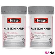 Swisse Beauty Hair Skin Nails 60 Tablets x2 (EXP:02 2027)