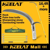 KEELAT Sickle Set Oil Palm Harvesting Sickle Sabit Kelapa Sawit Oil Palm Sickle Palm tree knife + Co