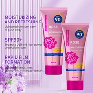 Rose Spf90+ Sunscreen Cream High Protection Uv Plus Cream Skincare C4n8