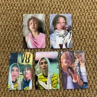 Seventeen v8 squad, album card, small card, pink hair 8.