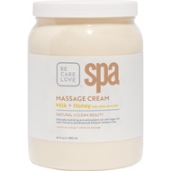 BCL SPA Massage Cream Ultra-Moisturizing Milk + Honey with White Chocolate 64oz