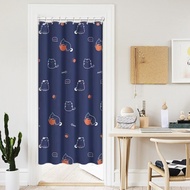 door curtain Door Curtain Household Punch-free Partition Curtain Bathroom Curtain Curtain Cloth Wardrobe Kitchen Bedroom