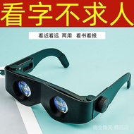 眼镜  glasses        老人用放大镜20倍看手机看书阅读高倍便携头戴式高清眼镜老花眼镜    2024.3.8