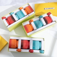 France Le Creuset spice jar France new ceramic enamel stoneware gradient color seasoning jar set tas