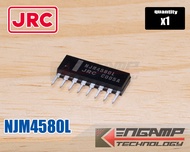 (1ตัว) [IC] NJM4580L JRC Dual OP-AMP SIP8