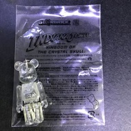 Medicom Toy 2008 DVD 限定 Indiana Jones and the kingdom of crystal skull 水晶骷髏 透明 clear  70% bearbrick 