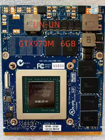 High Quality Gtx970M N16E-Gt-A1 Gtx970M 6Gb Mxm Graphics Card, Laptop Video Graphics Card