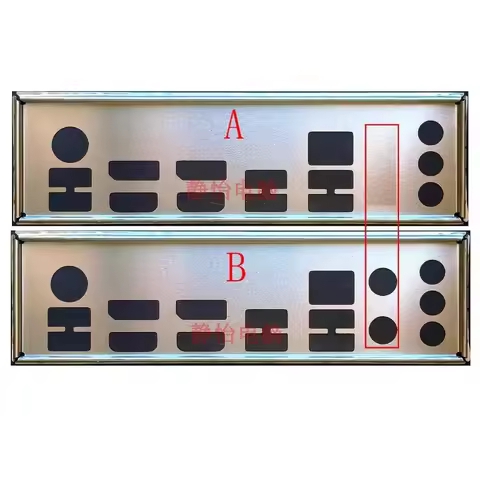 NEW Baffle for MSI PRO B760M-A B660M-A WIFI II Motherboard Back Plate I/O IO Shield Blank Bezel