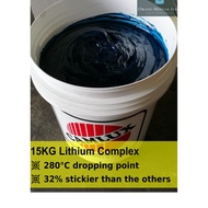 Camlux LITHIUM COMPLEX Hi-Speed Hi-Temp EP2 Grease 【5KG/15KG- Blue】drop point 280°C Malaysia
