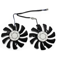 75mm 2Pin GTX1050Ti GPU Cooler DUAL Fan for Geforce GTX 1050Ti GTX-1050-Ti-4GT-OC Graphic Card Cooli