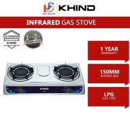 【READY STOCK)】Khind Infrared Gas Stove IGS1516