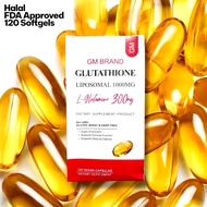 GLUTATHIONE 1000MG. GM BRAND GLUTATHIONE LIPOSOMAL 1000MG L- GLUTATHIONE 300MG