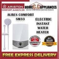 ARISTON  AURES COMFORT SM33 ELECTRIC INSTANT WATER HEATER | LOCAL WARRANTY | FREE EXPRESS DELIVERY |