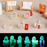 Micro Landscape New Year Cute Luminous Simulated Snakes Figurine Garage Kits Ornament Accessories Zo