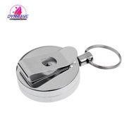 [Dynwave2] Retractable Badge Reel ID Holder Fishing Lanyard Reel Security Card Holder