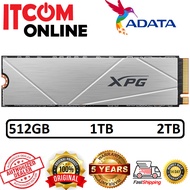 ADATA NVME GEN4 XPG S60 GAMMIX 512GB 1TB 2TB M.2 INTERNAL SSD (AGAMMIXS60-512G-CS/AGAMMIXS60-1T-CS/A