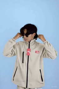 YZR CLOTHINK Jaket Parasut Hoodie The North Face Premium Simple Logo Bordir