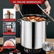 Extra Big Thick Stainless Steel Stock Pot/Cooking Pot/Soup Pot - Periuk Sup/Kuah/Kari