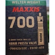 Maxxis Road Bike Bicycle Inner Tube 700x23/32c FV48, 60, 80mm！！！