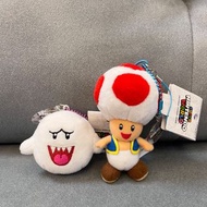 日本USJ 環球影城任天堂Ninendo super Mario ghost 超級瑪利歐 幽靈鬼鬼/ toad 蘑菇頭馬利奧公仔膠牌吊飾掛飾鎖匙扣