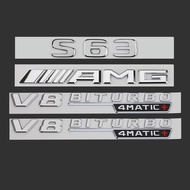 Suitable for Mercedes-Benz Car Logo Original Factory S-Class AMG Rear Logo s65l Letter s63 Rear Logo