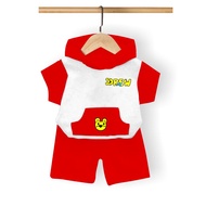 Latest One Set of Boys' Hoodie Set with Drew Image Motif for Ages 2-7 Years