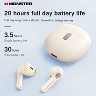 Monster N-Lite ☀ 207 Wireless Headphones TWS Bluetooth Earphones Intelligent   Control Sp